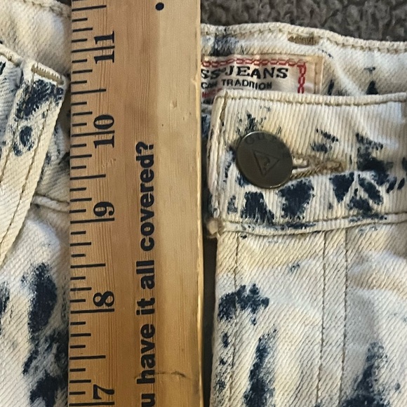 Woman’s GUESS Bleach Dyed Cut Off 🌵27 - Picture 8 of 8